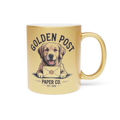 Golden Post Signature Mug - Metallic