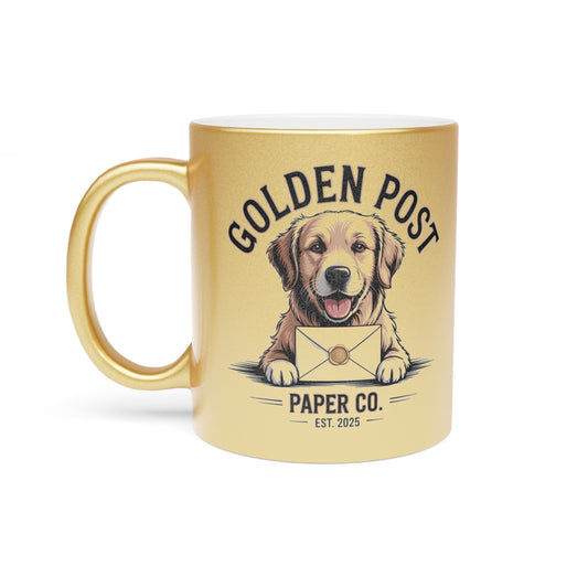 Golden Post Signature Mug - Metallic