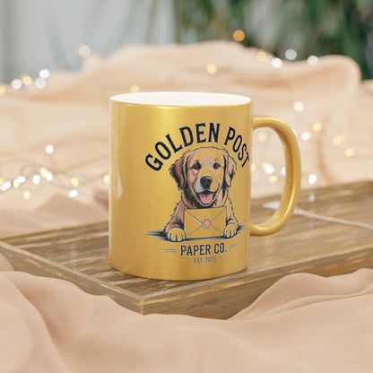 Golden Post Signature Mug - Metallic